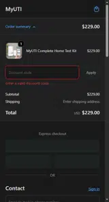 WELLZYUTI20 coupon verification screenshot