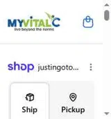 MYVITALC15 coupon verification screenshot