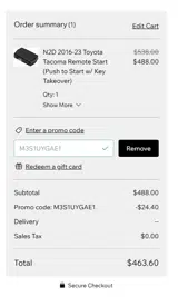 M3S1UYGAE1 coupon verification screenshot