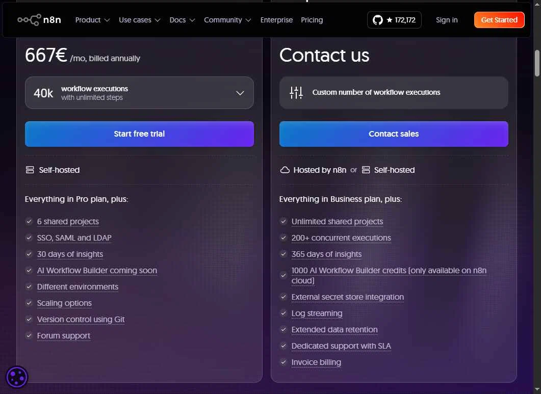 N8n.io checkout page showing N8n.io promo code box | Screenshot taken by SimplyCodes community member on Jan 31, 2026