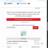 BLACKFRIDAY coupon verification screenshot