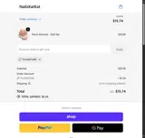 Nailz KatKat coupon verification screenshot