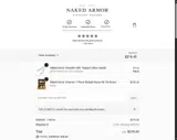 Naked Armor coupon verification screenshot