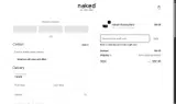 Naked Sports Innovations coupon verification screenshot