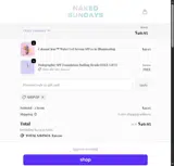 SHIPVIP coupon verification screenshot