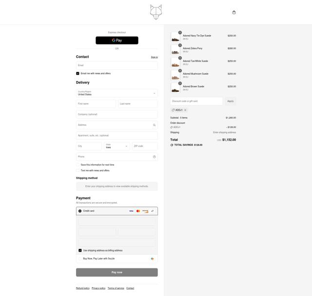 Naked Wolfe checkout page showing Naked Wolfe discount code box | Screenshot taken by SimplyCodes community member on Sep 12, 2025