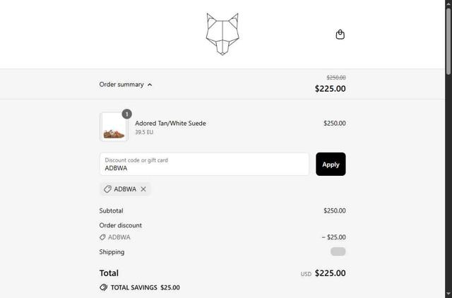 Naked Wolfe checkout page showing Naked Wolfe discount code box | Screenshot taken by SimplyCodes community member on Sep 11, 2025