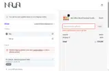 NINKASUNNY coupon verification screenshot