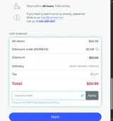 HONEY5 coupon verification screenshot