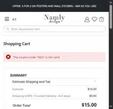 W20 coupon verification screenshot