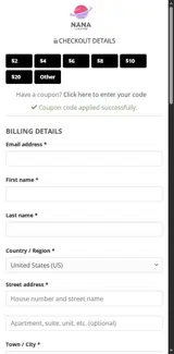 YISA10 coupon verification screenshot