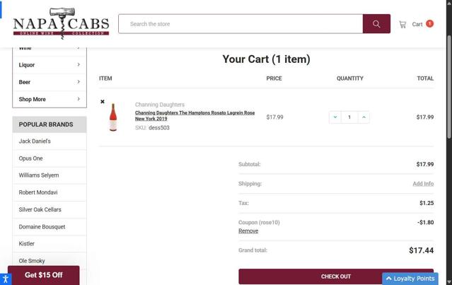NapaCabs checkout page showing NapaCabs promo code box | Screenshot taken by SimplyCodes community member on Aug 4, 2025