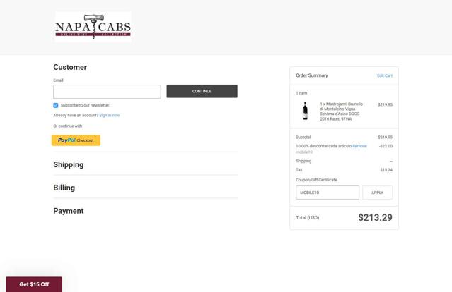 NapaCabs checkout page showing NapaCabs promo code box | Screenshot taken by SimplyCodes community member on Aug 4, 2025