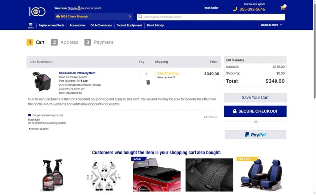 NAPA Auto Parts Promo Codes (5 Verified) - $10 Off Jul 2025