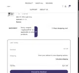 NAPFUNOFF10 coupon verification screenshot