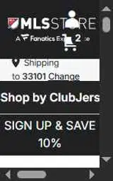 Nashville SC coupon verification screenshot