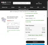 Nashville SC coupon verification screenshot