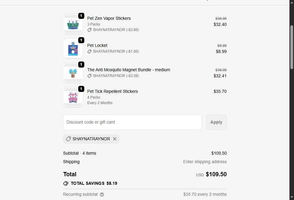 NATPAT AU checkout page showing NATPAT AU promo code box | Screenshot taken by SimplyCodes community member on Jan 2, 2026