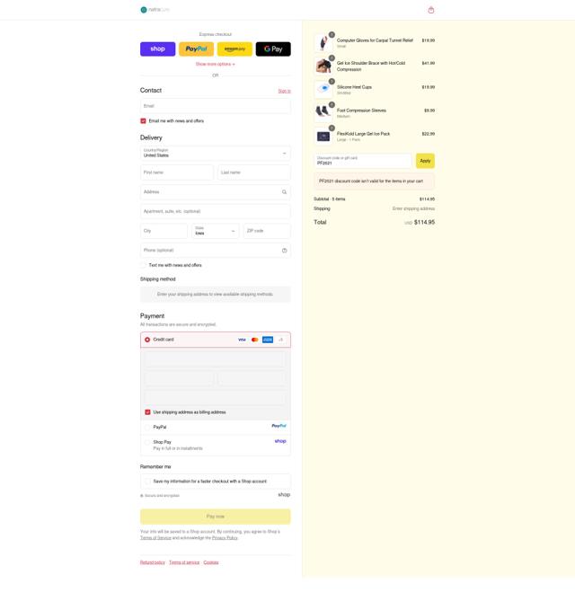 NatraCure checkout page showing NatraCure discount code box | Screenshot taken by SimplyCodes community member on Sep 12, 2025