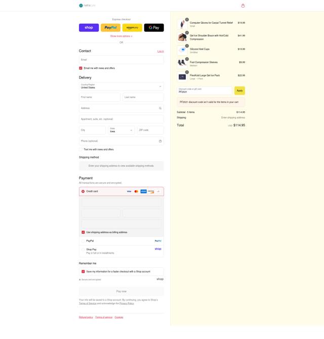 NatraCure checkout page showing NatraCure discount code box | Screenshot taken by SimplyCodes community member on Sep 4, 2025