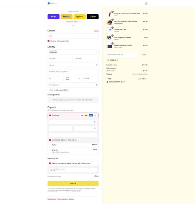 NatraCure checkout page showing NatraCure discount code box | Screenshot taken by SimplyCodes community member on Sep 12, 2025