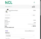 Natural Cure Labs coupon verification screenshot