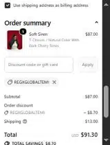 regxglobaltemi coupon verification screenshot
