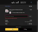 Nature Niche coupon verification screenshot