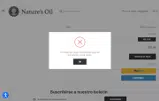 Nature's Oil coupon verification screenshot