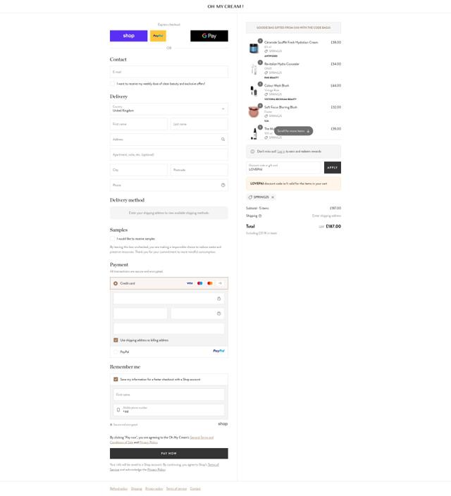 Naturisimo checkout page showing Naturisimo promo code box | Screenshot taken by SimplyCodes community member on Sep 9, 2025