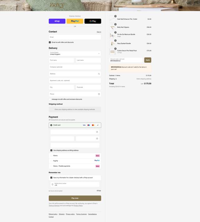 Navy Professional checkout page showing Navy Professional discount code box | Screenshot taken by SimplyCodes community member on Sep 15, 2025