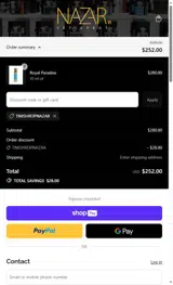 TIMSHROPNAZAR coupon verification screenshot