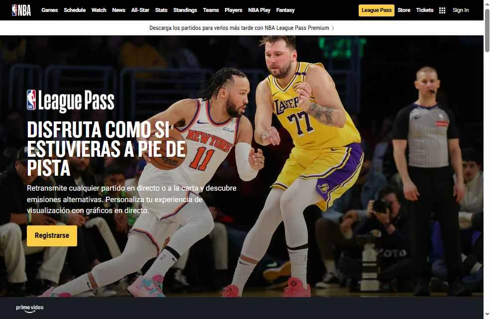 NBA League Pass checkout page showing NBA League Pass promo code box | Screenshot taken by SimplyCodes community member on Feb 10, 2026