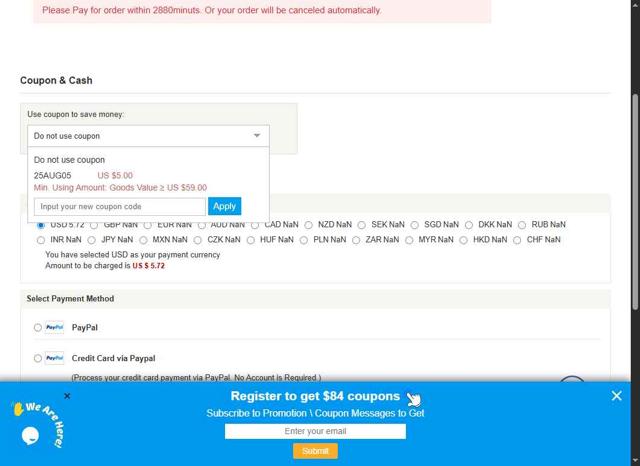 Nbeads checkout page showing Nbeads discount code box | Screenshot taken by SimplyCodes community member on Aug 30, 2025