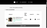 Nebbia coupon verification screenshot