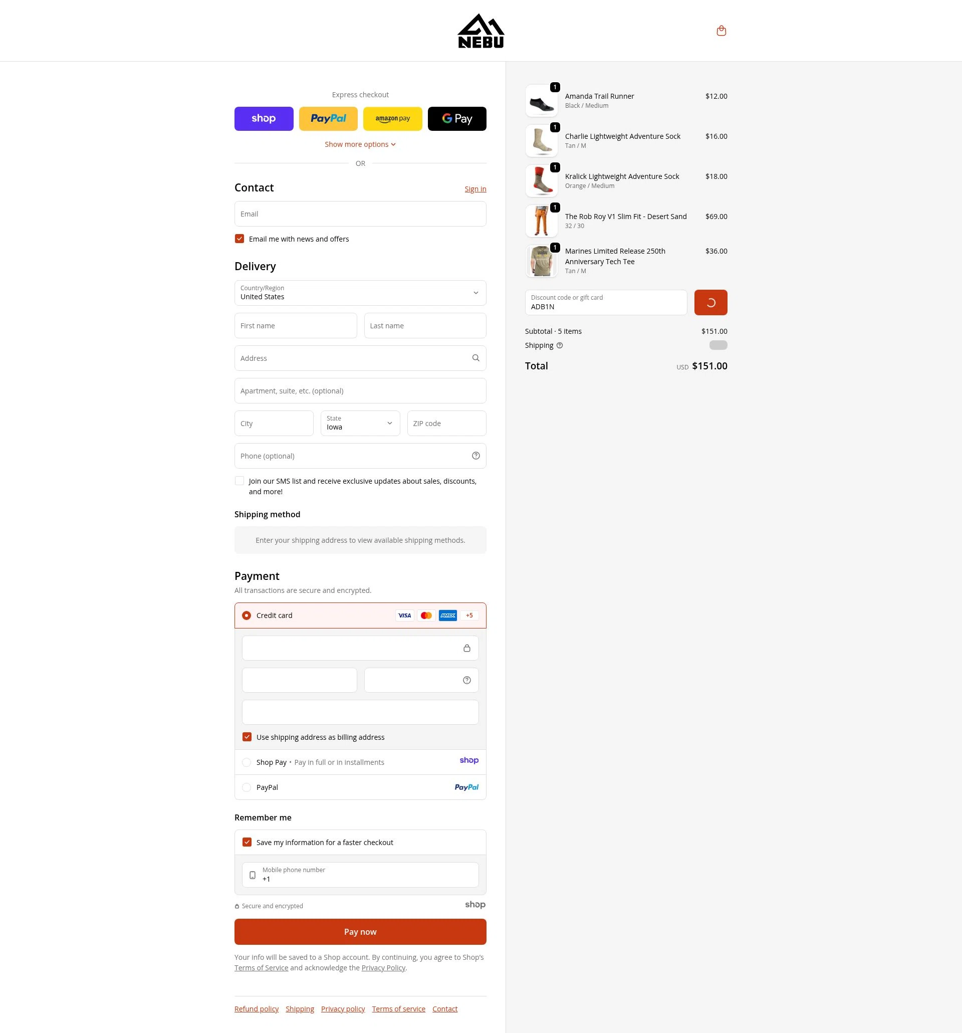 Nebu Summit checkout page showing Nebu Summit promo code box | Screenshot taken by SimplyCodes community member on Dec 29, 2025