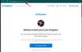 Neighbor coupon verification screenshot