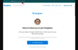 Neighbor coupon verification screenshot