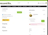 Nelson's Tea coupon verification screenshot