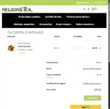 Nelson's Tea coupon verification screenshot