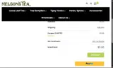 Nelson's Tea coupon verification screenshot