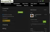Nelson's Tea coupon verification screenshot