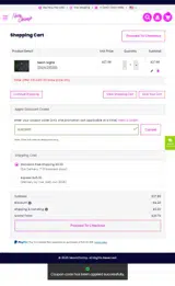 NLNEON15 coupon verification screenshot