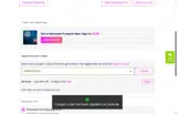 AWNEON5OFF coupon verification screenshot