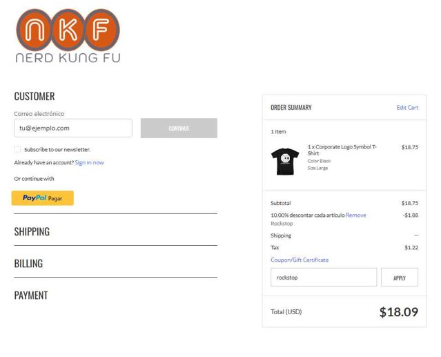 Nerd Kung Fu checkout page showing Nerd Kung Fu promo code box | Screenshot taken by SimplyCodes community member on Aug 28, 2025