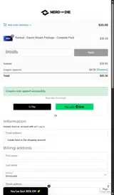 Nerd or Die coupon verification screenshot