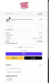 NERDY15 coupon verification screenshot