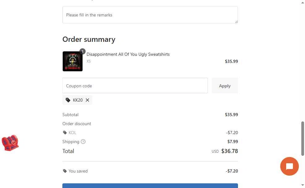 Nerdywave checkout page showing Nerdywave coupon code box | Screenshot taken by SimplyCodes community member on Dec 11, 2025