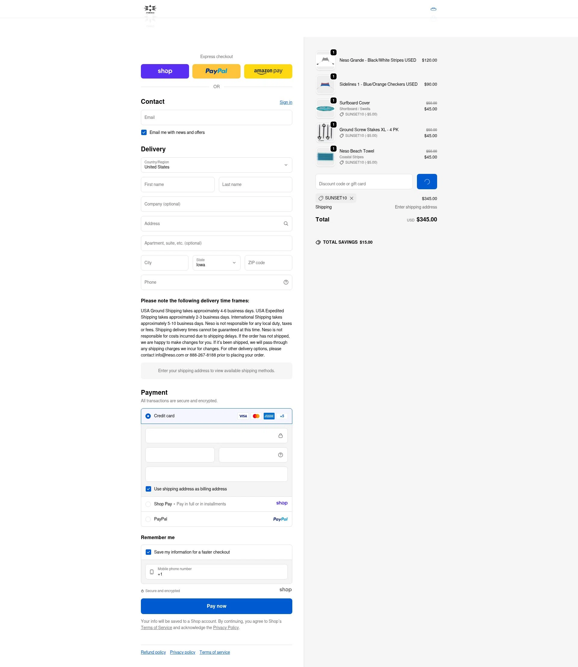 Neso checkout page showing Neso discount code box | Screenshot taken by SimplyCodes community member on Jan 13, 2026