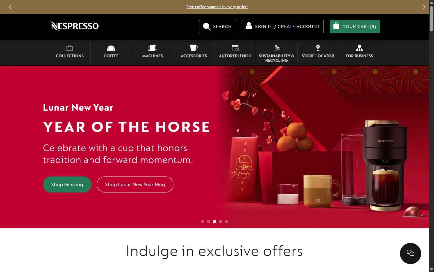 Nespresso checkout page showing Nespresso promo code box | Screenshot taken by SimplyCodes community member on Feb 14, 2026